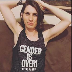 Gender is Over! Mesh Tank, XL
